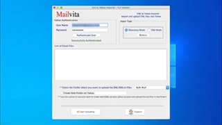 Mailvita EML to Yahoo Importer for Mac
