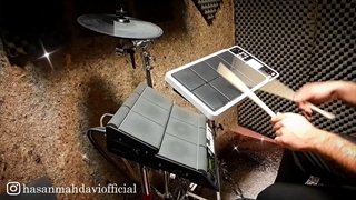 ریتم نوازی با پرکاشن یاماها و Spd30 توسط حسن مهدوی آهنگ شهرام کاشانی دختر بندری