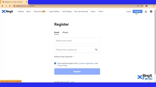 نکات طلایی آموزش ثبت نام در صرافی بینگ ایکس bingx و گرفتن ۱۲۰ تتر بونوس