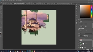آموزش فتوشاپ - طراحی پست اینستاگرامی با تم آژانس مسافرتی