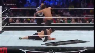 جان سیناvsست رولینز در تی ال سی 2014 با گزارش فارسی