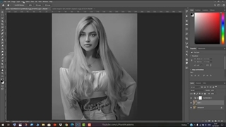 پروژه فتوشاپ: تبدیل عکس به نقاشی سیاه قلم