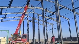 کلیپ نصب سوله در ارتفاع ،سردخانه اردبیل