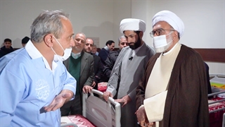 عیادت تولیت آستان قدس رضوی از جانبازان سرافراز آسایشگاه امام خمینی(ره)