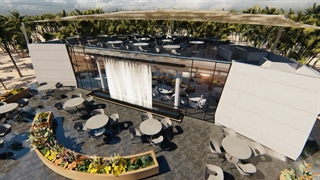 طراحی و انیمیشن کافی شاپ ساحلی در کیش