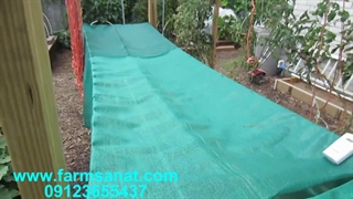 شید گلخانه-- قیمت توری سایبان- خرید توری سایبان