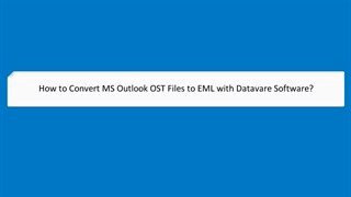 DataVare OST to EML Converter Software