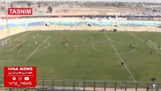 شوت جالب بیرانوند از دروازه به سبد بسکتبال!