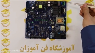 تشریح برد مدارات پکیج | آموزش تعمیرات پکیج | آموزشگاه فن آموزان