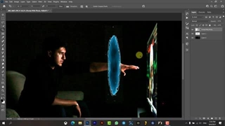 Time Travel Portal Photo Manipulation In Photoshop