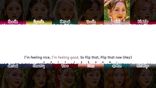 لیریک آهنگ FLIP THAT از LOONA