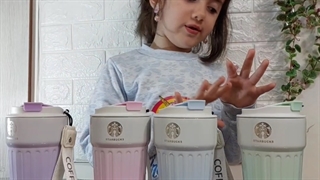 تراول ماگ آب رنگی استارباکس