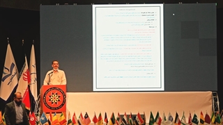 سخنرانی سرپرست مرکز پژوهش و مطالعات راهبردی مجتمع پتروشیمی شیراز جناب زارعی رویداد ملی تاثریا