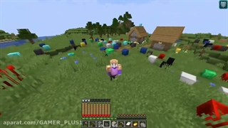 ماینکرافت ولی میشه با هر چیزی سیب ساخت!