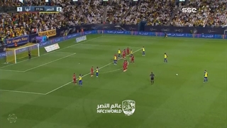 شلیک سهمگین رونالدو از 30 متری برای النصر،صدمیز، 100miz.ir