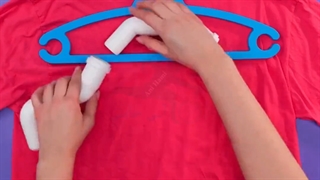 نحوه اتوی بخار تی شرت روی جای آویز یا آویزان شده با آنی حامی Ani Hami