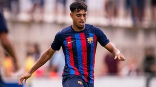 مهارت شادی ریاد مدافع مرکزی جوان بارسلونا - 2023