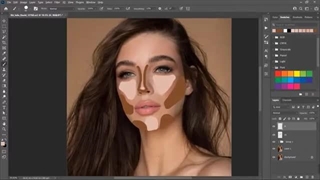 کانتور کردن ( داج و برن ) با فتوشاپ