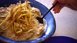 طرز تهیه چیکن استراگانف