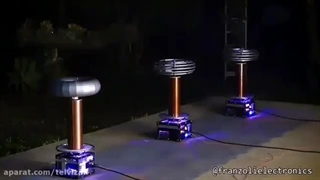 موزیک به وسیله سیم پیچ تسلا