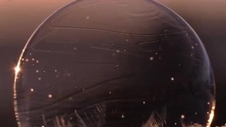 تایم لپس یخ زدن حباب ❄️