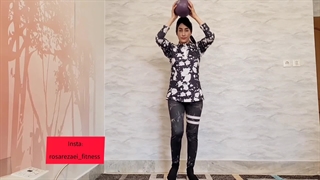 لاغری شکم وتقویت عضلات بدن با توپ پیلاتس