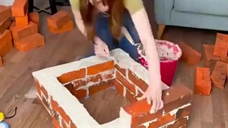 ساخت میز تزئینی دکوری با مصالح ساختمانی با آنی حامی Ani Hami