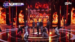 اجرای hot summer در فینال برنامه boys planet