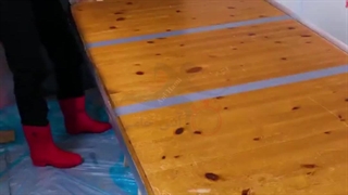 بازسازی میز ناهارخوری چوبی بصورت سیلیکونی با آنی حامی Ani Hami