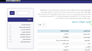 فروش بنزوات سدیم