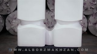 ویدیو مخزن پلی اتیلن 1000 لیتری آسانرو مکعب