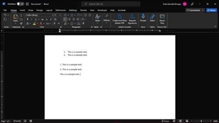 نحوه غیر فعال کردن فهرست خودکار در برنامه مایکروسافت ورد