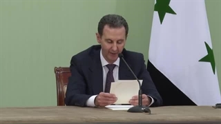 حدیث الرئیس الأسد خلال الإفادة الصحفیة المشترکة مع الرئیس الإیـرانی إبراهیم رئیسی.