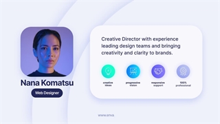 پروژه افترافکت پروفایل کارمند + دانلود