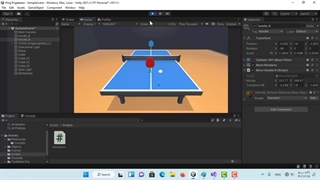 آموزش ساخت بازی پینگ پنگ سه بعدی در نرم افزار Unity