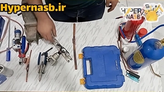 آموزش لاله کردن لوله مسی