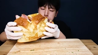 Mukbang/asmr/giant/sandwich