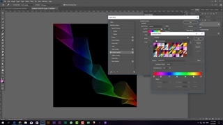 photoshop tutorial | آموزش فتوشاپ خطوط انتزاعی