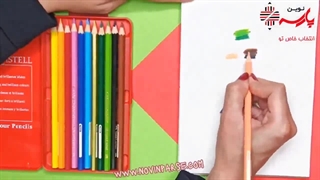 خرید مدادرنگی 12 رنگ جعبه فلز فابرکاستل