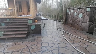 اجرای سنگ لاشه سنگ ورقه ای سنگ مالون