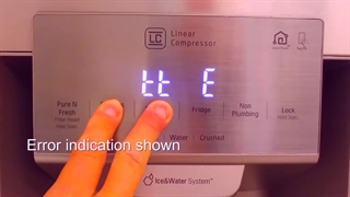 نحوه باز کردن قفل نمایشگر یخچال ال جی