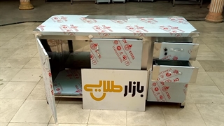 میز کابینتی استیل میز کابینتی میز کابینتی وسط آشپزخانه صنعتی"بازار طلایی"۰۹۹۲۵۰۴۰۶۶۳