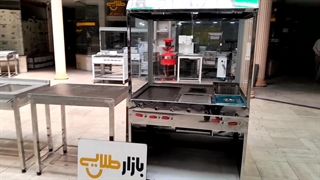 فر ساندویچی فر اغذیه فر فلافل وسیب زمینی/برگر و بندری میز کار و سینک صنعتی ۰۹۹۳۸۸۵۸۰۸۴