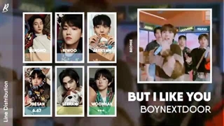 لاین آپ آهنگ but i like you از boy next door