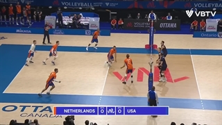 خلاصه بازی آمریکا (3) - (0) هلند در لیگ ملتهای والیبال 2023