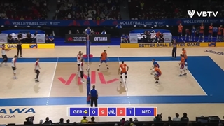 خلاصه بازی هلند (3) - (0) آلمان در لیگ ملتهای والیبال 2023