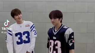 تیک تاک لینو ( استری کیدز) با جونگوو(NCT) آهنگ S_Class♡♡