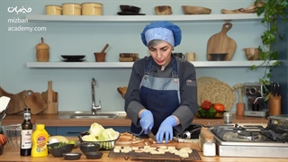 سالاد سزار{با مرغ}/طرز تهیه سالاد سزار رستورانی خیلی خوشمزه/آموزش آشپزی