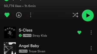 اسپاتیفای یه پلی‌ لیست با آهنگ‌ های استری کیدز، هیونجین و تروی‌سیوان ساخته