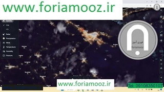 اولین لایو ماهواره ای هواشناسی | پیش بینی وضع هوا